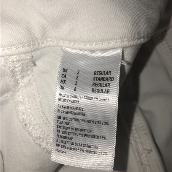 New white American Eagle Skinny jeggings - Picture 3 of 4